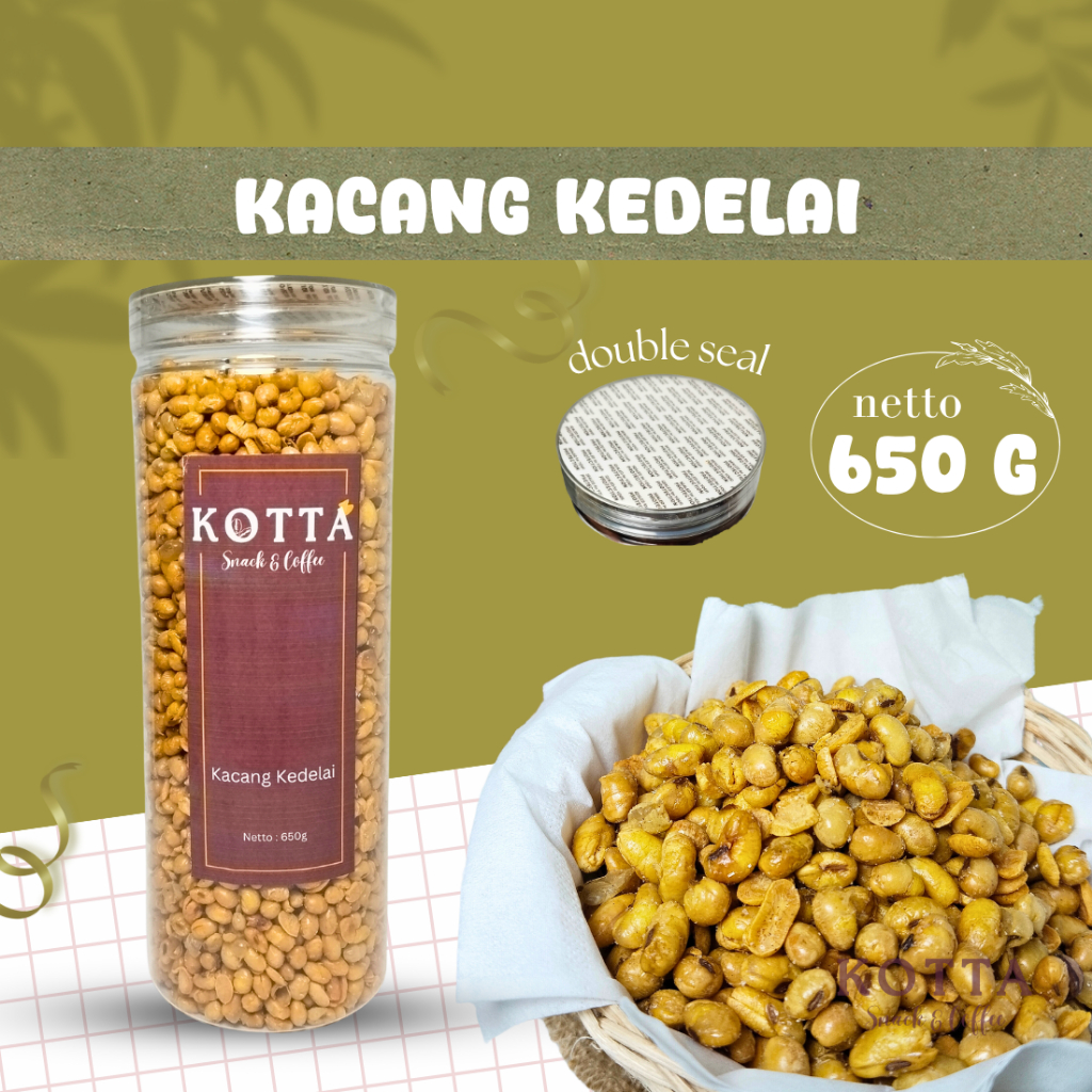 

Kacang Kedelai 650 gram | Kemasan Jar / Toples