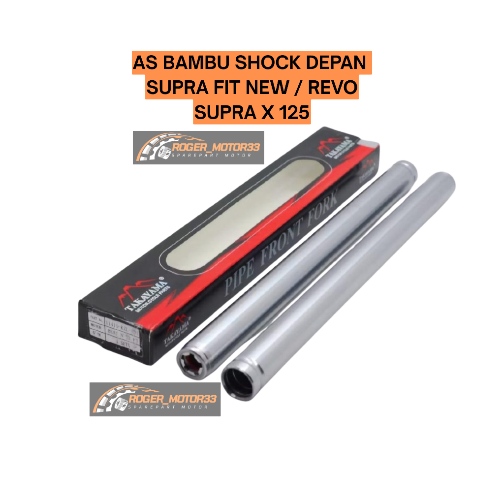 BAMBU AS SHOCK DEPAN SUPRA FIT NEW REVO SUPRA X 125 MERK TAKAYAMA