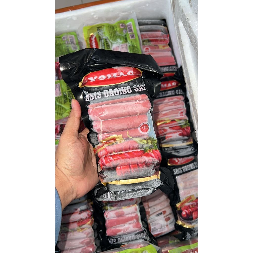 

Yomas sosis Daging Sapi 500gr