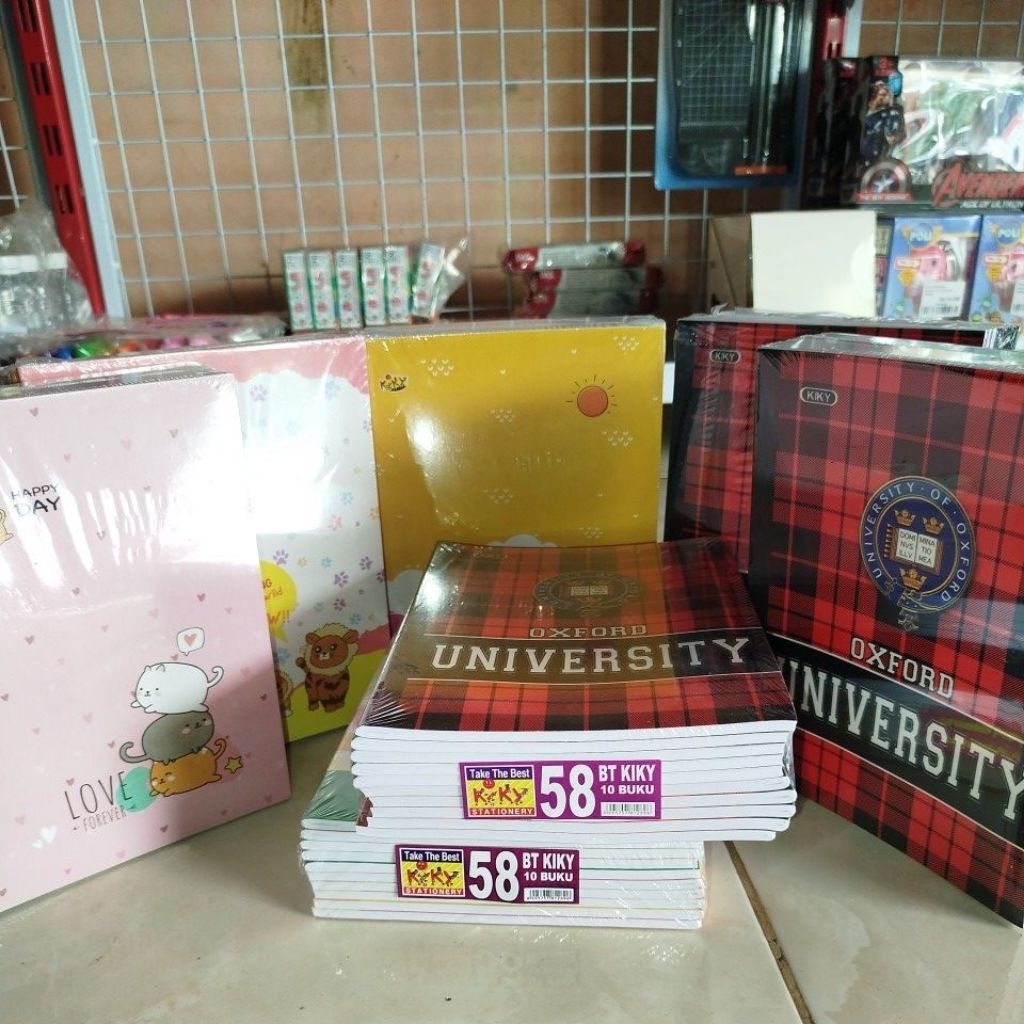 

Buku Tulis Kecil Kiky 58 Lembar Isi 10 Buku / Pack