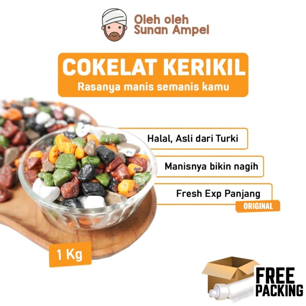 

Cokelat Kerikil Arab Premium 1Kg Stone Chocolate Rock Coklat SebagaI Mood Booster Oleh Haji Umroh