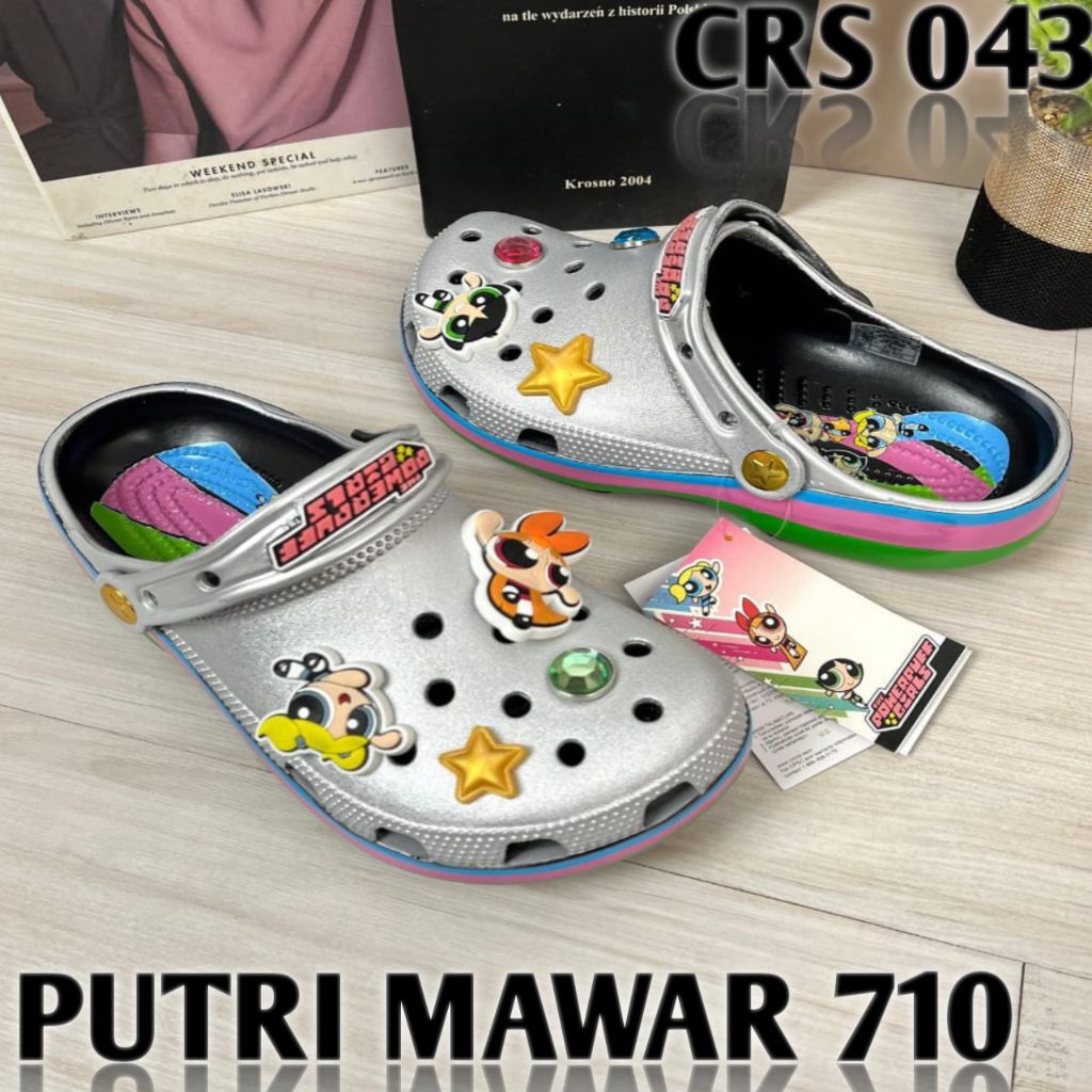 SEPATU SENDAL WANITA-SEPATU SENDAL CRS 043-SEPATU SENDAL IMPORT