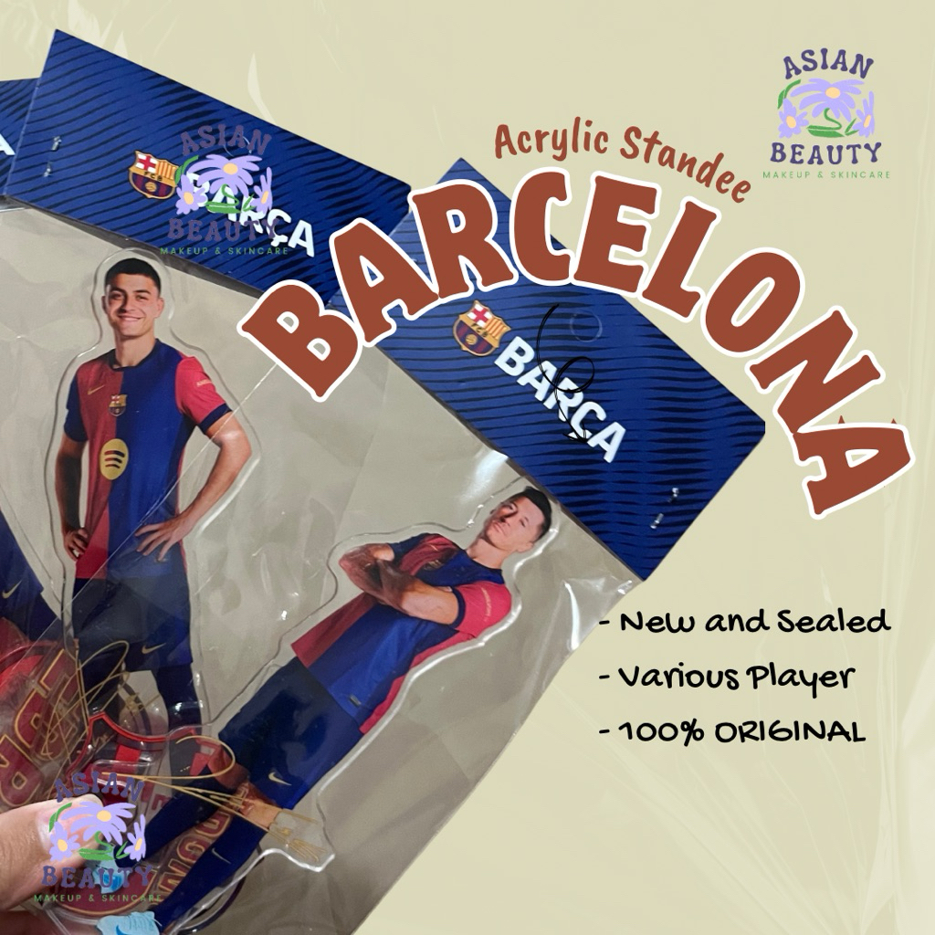 [100% ORI] Acrylic Standee FC Barcelona Barca 2024/2025 season Official License Product klub bola 24