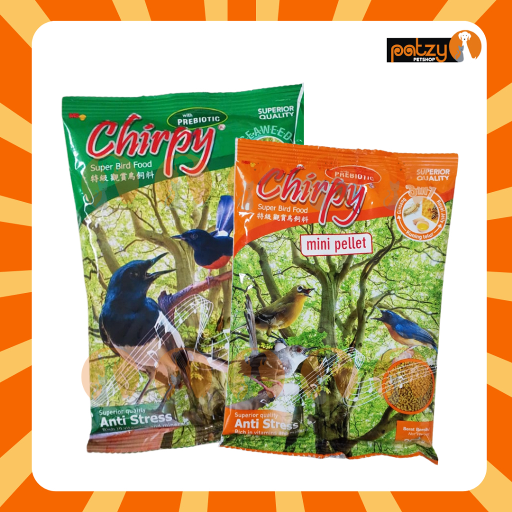 PAKAN BURUNG CHIRPY