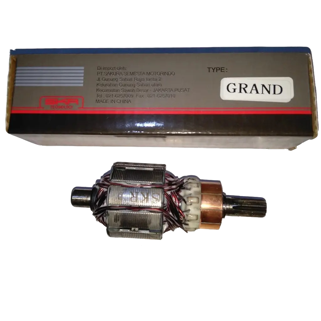 Angker Dinamo Starter Grand Prima Supra Legenda Merk SKR Armature Dinamo Stater