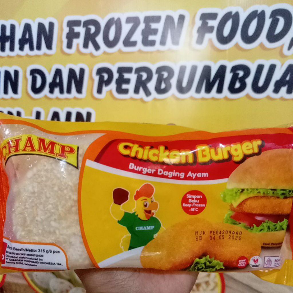 

Chicken Burger Champ isi 6