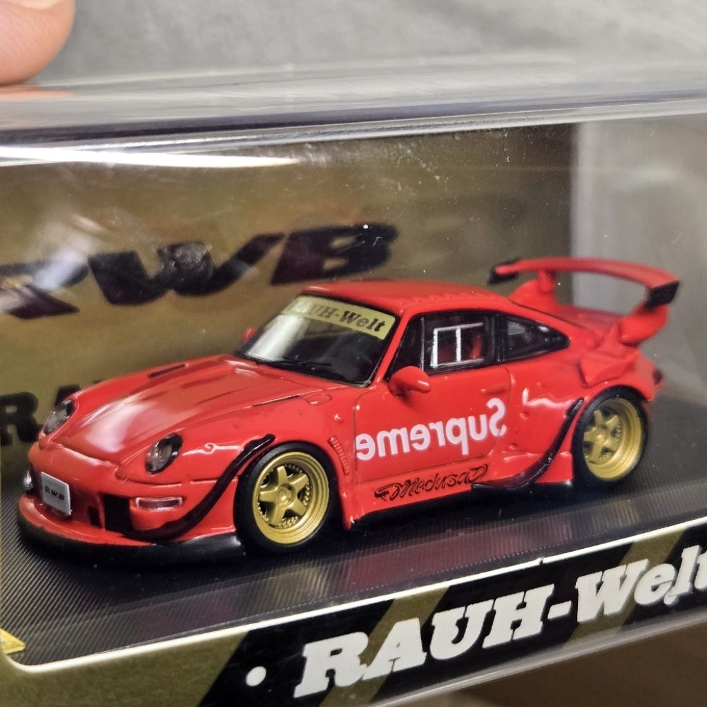 Star Model 1/64 porsche RWB 993 Medusa Red Supreme