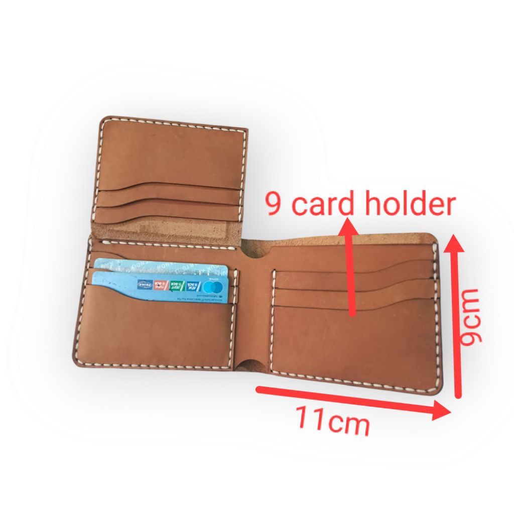 Dompet cowok handmade  kulit asli Garut vintage minimalis