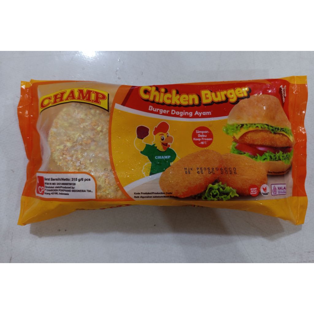 

CHAMP chiken burger 315gr