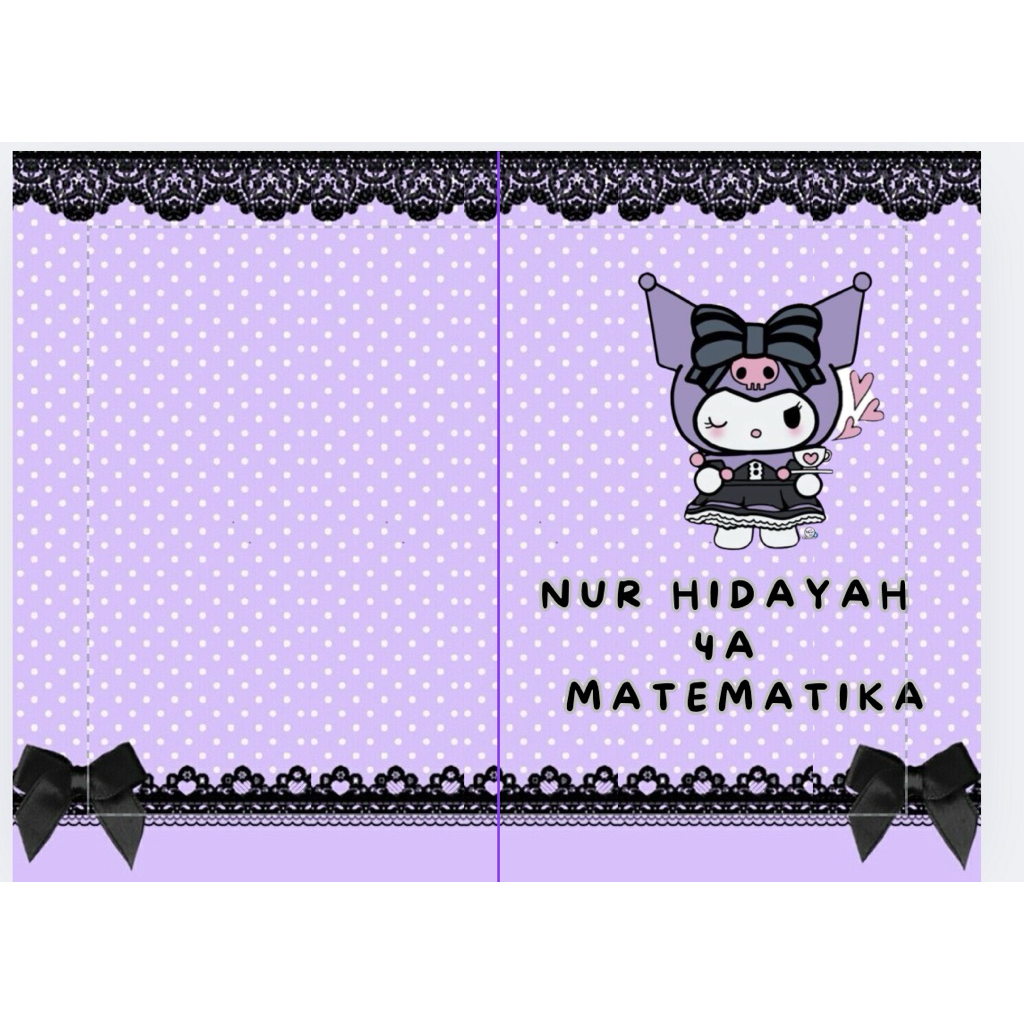 

buku costum anak sekolah edisi sanrio