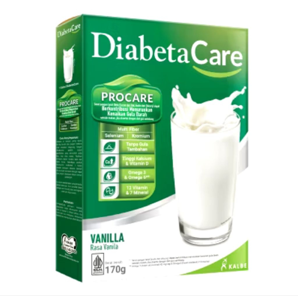 

Susu Diabetacare Rasa Vanilla 170 Gram