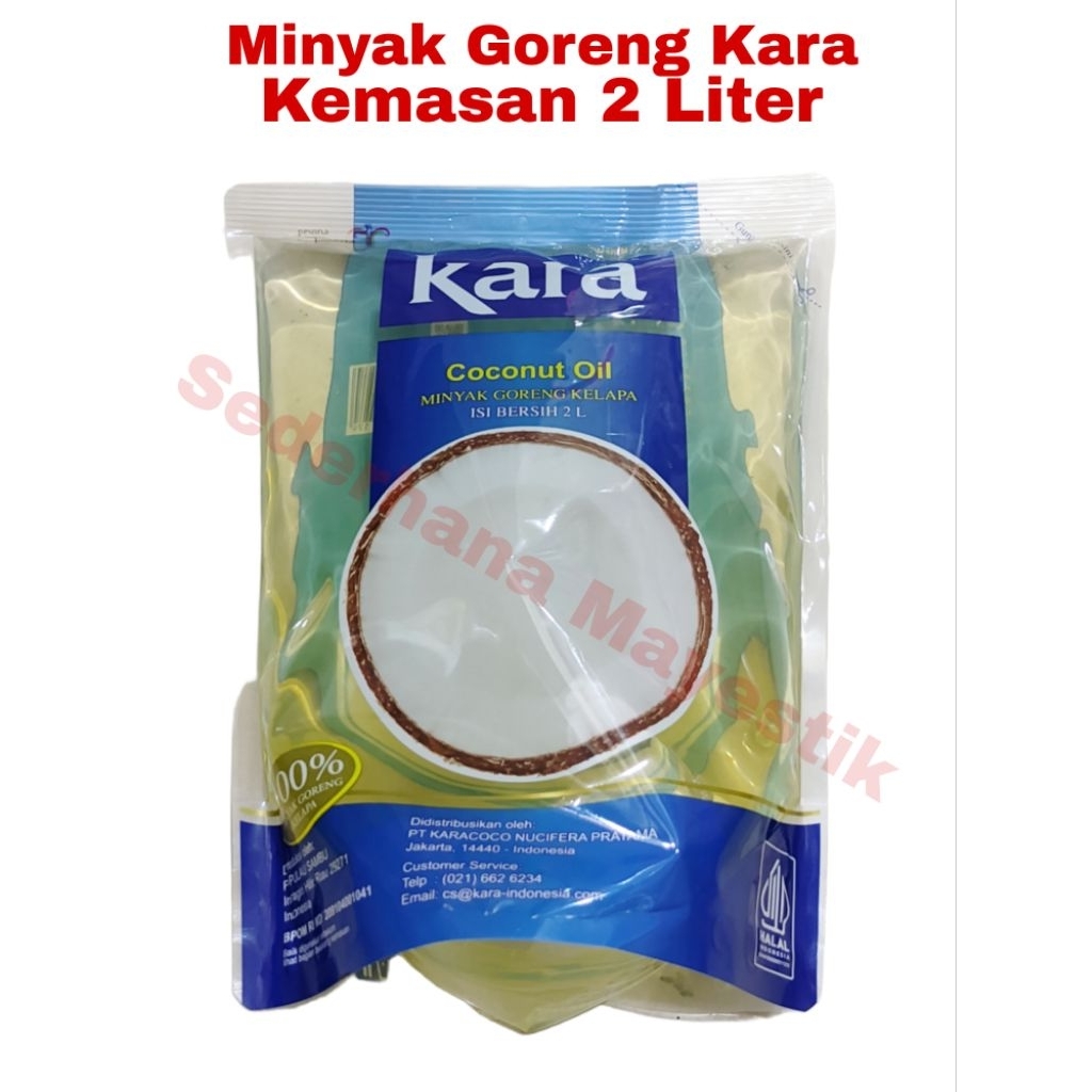 

Minyak Goreng Kelapa Cap Kara Coconut Oil 2 Liter