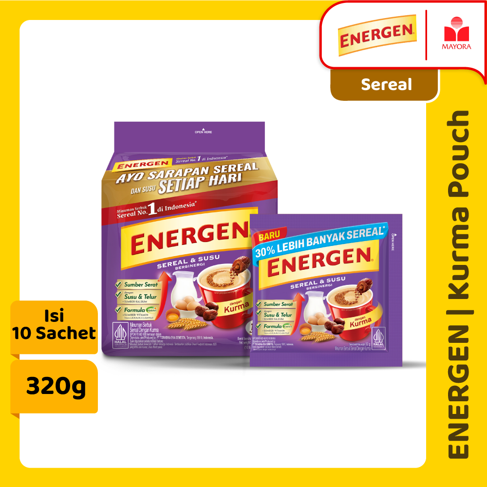 

Energen Kurma Pouch 10 Sachet