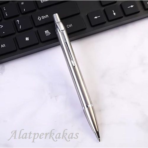 

Pulpen Stainless Steel Silver Luxury Ballpen - Refill Parker Jotter Vector Compatible