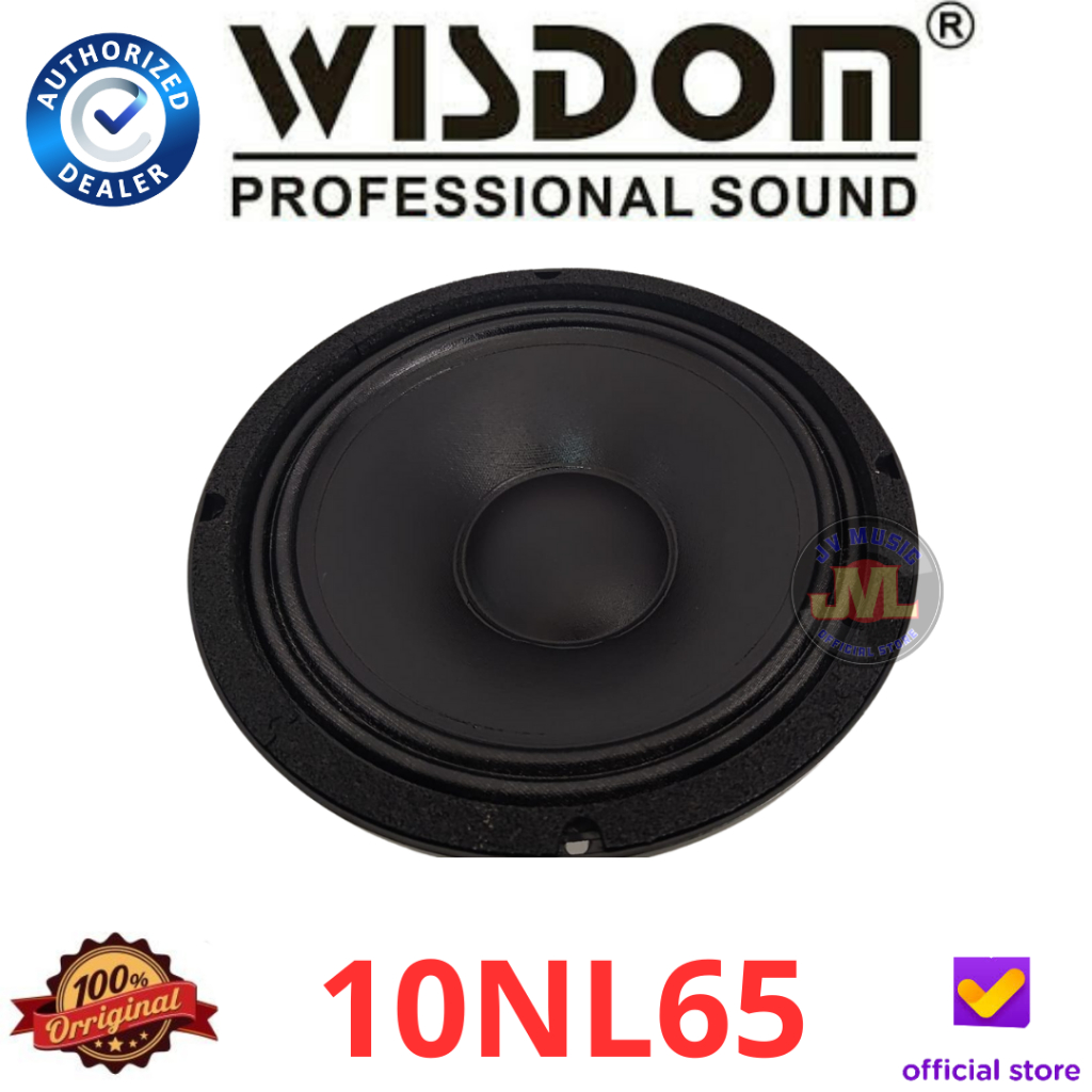 Wisdom 10NL65 10-Inch Speaker Component Original Wisdom 10-NL65 Komponen Speaker
