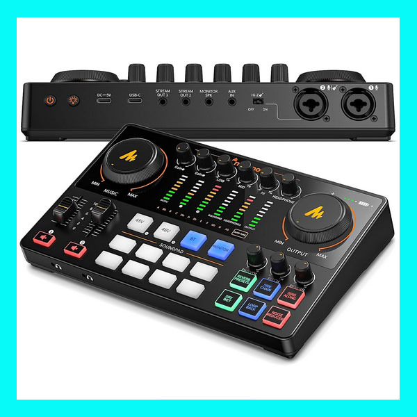 MAONOCASTER E2 Gen2 Audio Interface Podcasting Console