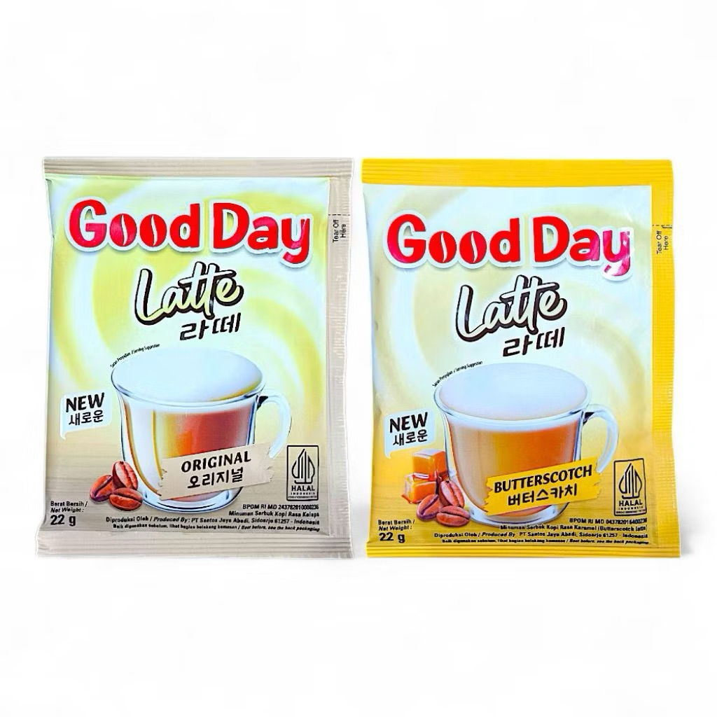 

Kopi Good Day Latte Original / Butterscotch Sachet
