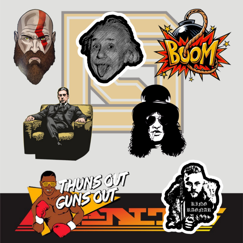 

sablon setrika dtf gambar karakter terbaru