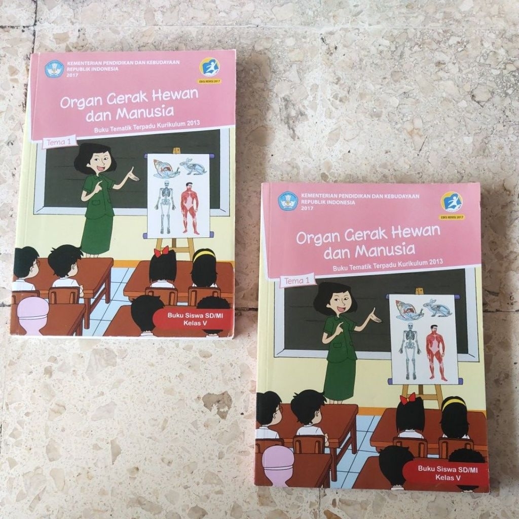 BUKU PENDIDIKAN / BUKU TEMATIK / KURIKULUM MERDEKA 2013 / TEMA 1 KELAS 5 / ORGAN GERAK HEWAN DAN MAN