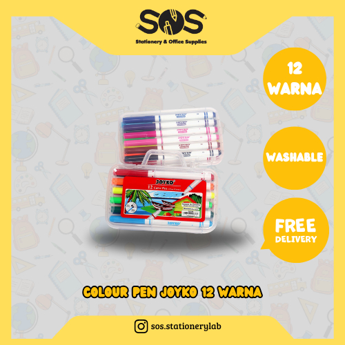

Colour Pen Joyko 12 dan 24 warna