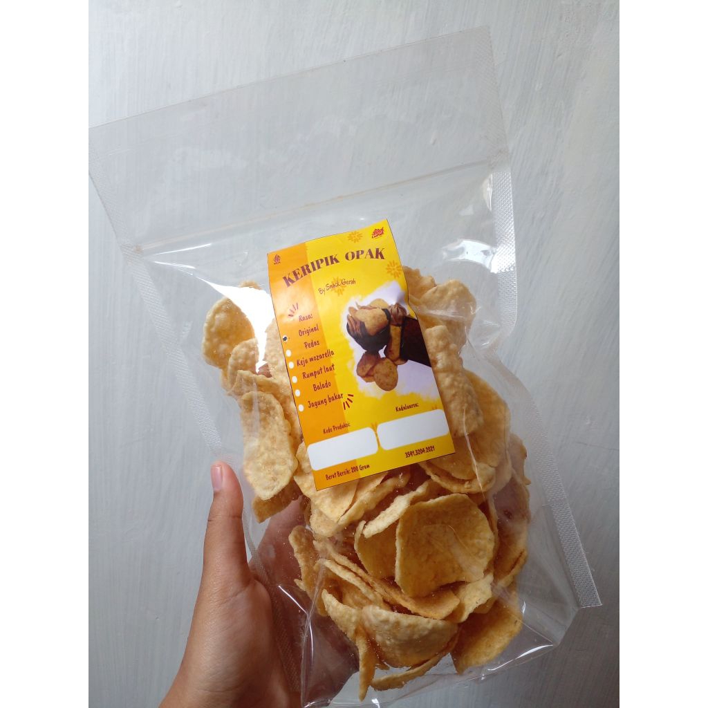 

Snack Gerah Keripik Opak Singkong 150 GR