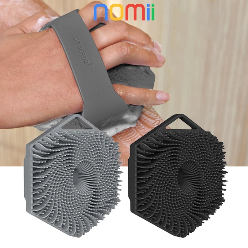 Silicone Sikat Gosok Punggung Sikat Mandi Silikon Lembut Badan Sikat Gosok Punggung Mandi Sikat Mand
