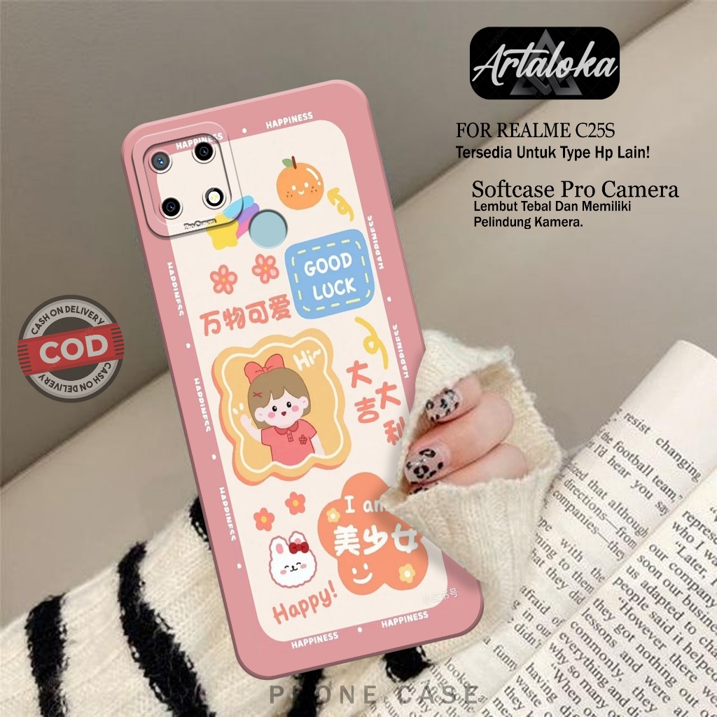 Silikon HP REALME C25S Fashion Case Kartun Softcase REALME C25S Case REALME C25S Kesing REALME C25S 