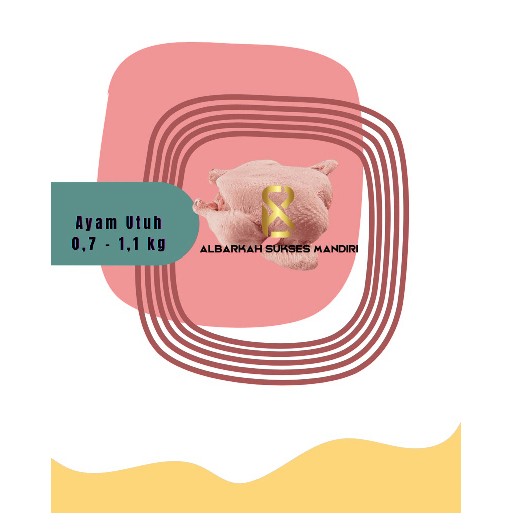 

Ayam Broiler Utuh Ukuran 700-1.200 gram