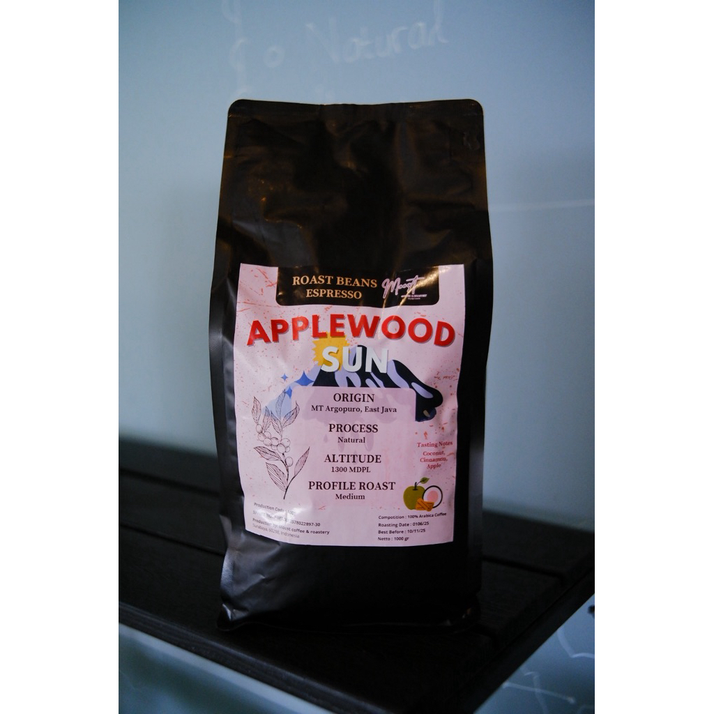 

Applewood espresso Roast beans, 1kg