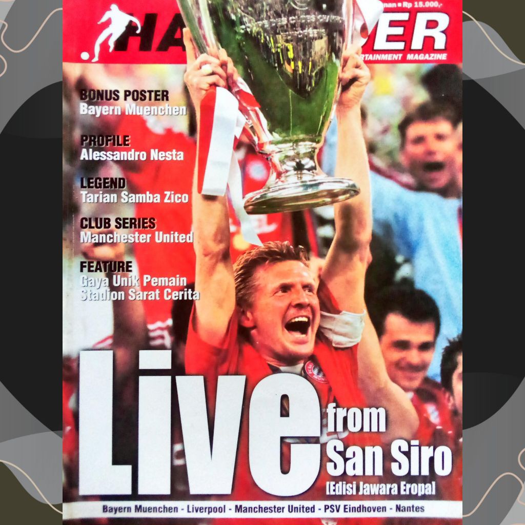 Majalah HaiSoccer Hai Soccer Edisi Bayern Juara Liga Champions 2001