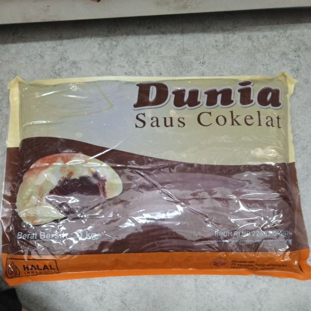 

DUNIA SAUS COKELAT C4/ DUNIA FILLING ROTI C4/COKLAT ISIAN DUNIA C4 5KG