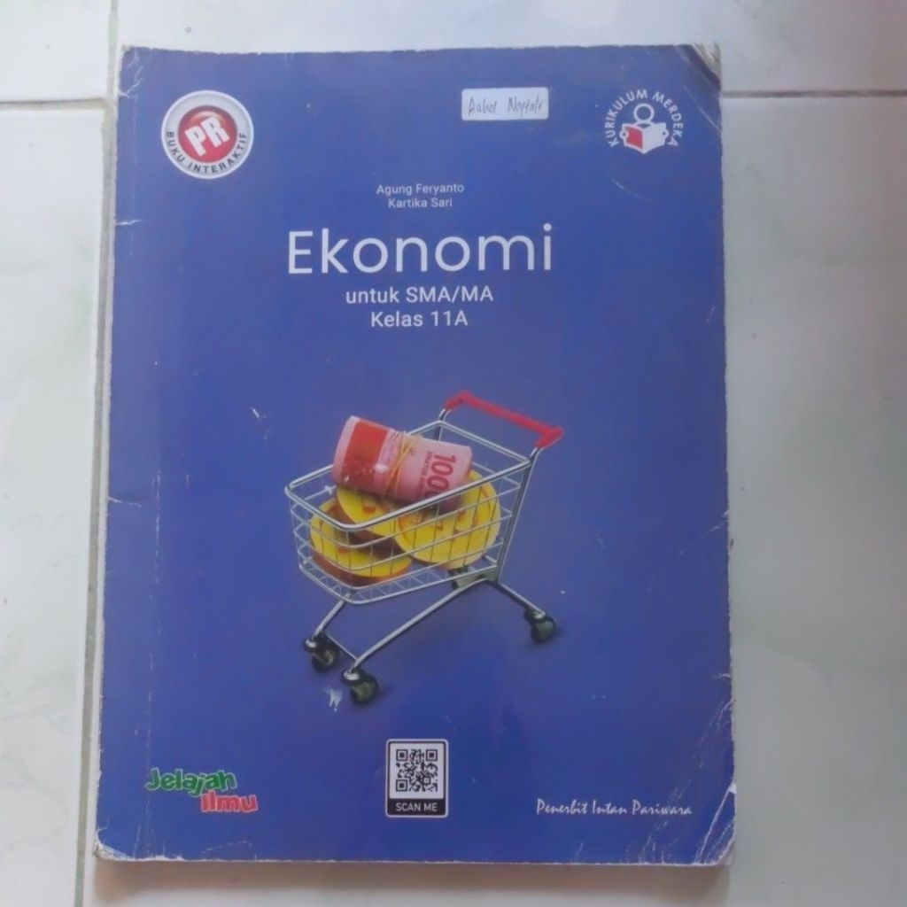 preloved buku ekonomi kelas 11A intan pariwara