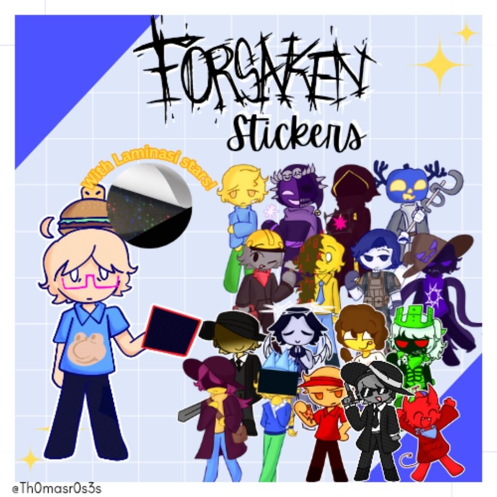 

[OPEN] Roblox Forsaken Hologram stars stickers