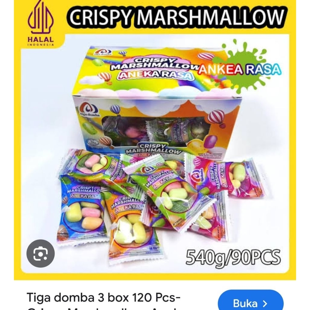 

crispy marshmallow aneka rasa 30 pcs