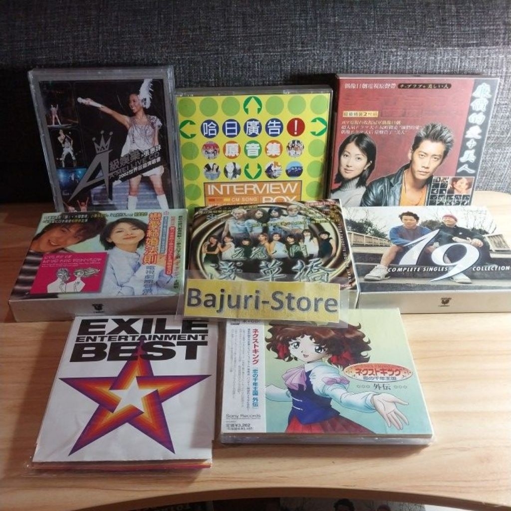 CD Japan + CD Mandarin + CD Korean /No :  X Japan, Scandal,L'Arc-en-ciel,Utada Hikaru,SID,Ayumi Hama