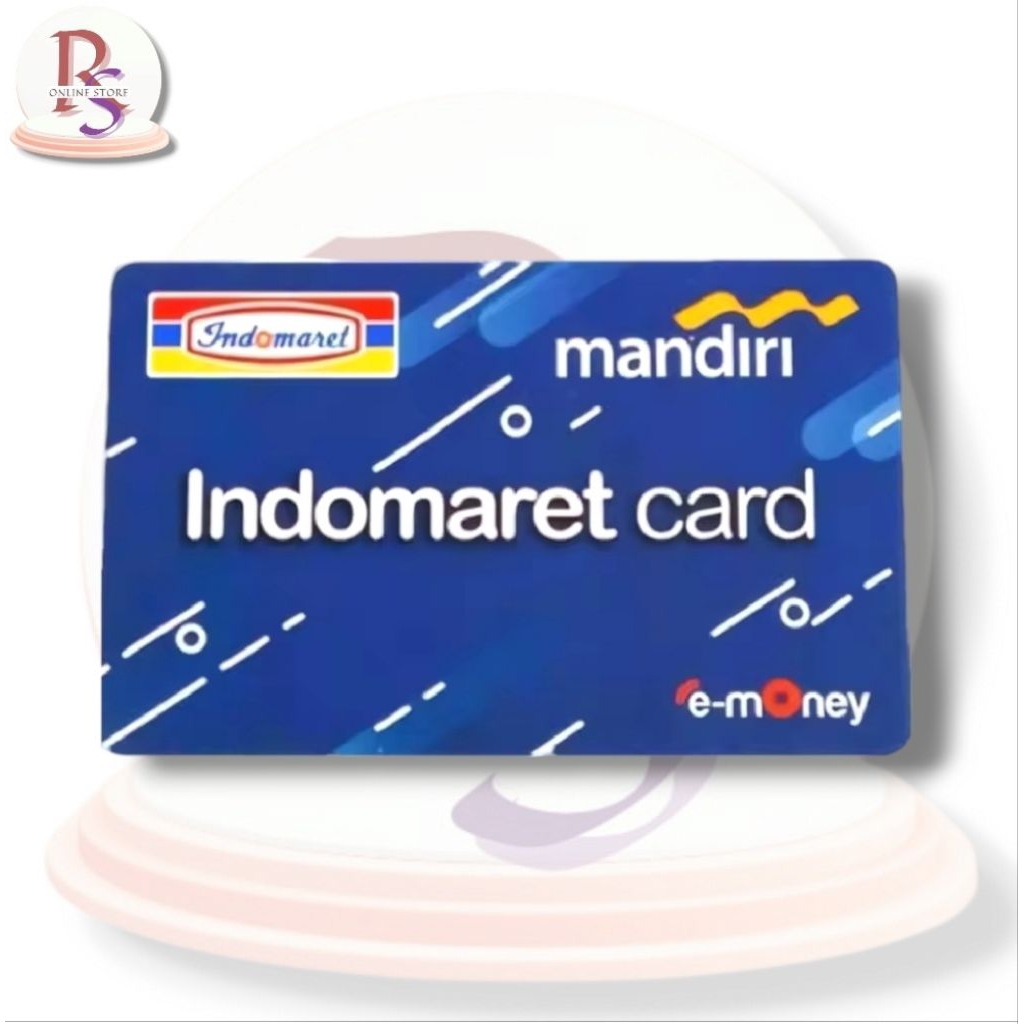 KARTU ETOLL EMONEY MANDIRI - INDOMARET CARD BIRU