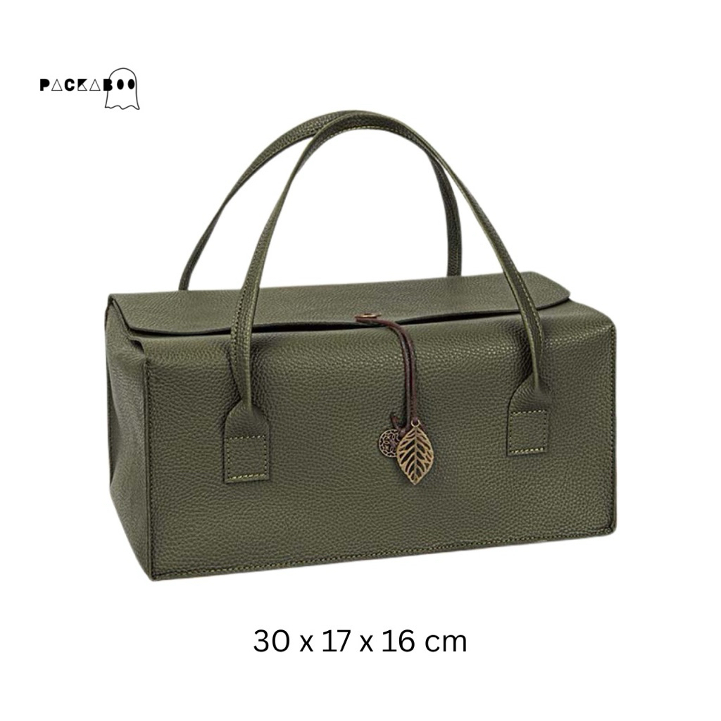 

leather hampers gift bag tas hadiah kado bahan kulit