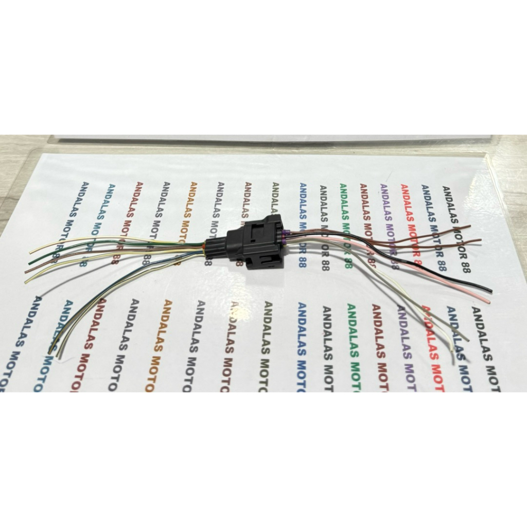 KABEL SOKET SENSOR CKP PIN 6 MALE + FEMALE BEAT, VARIO, SCOOPY, VARIO 110 ESP