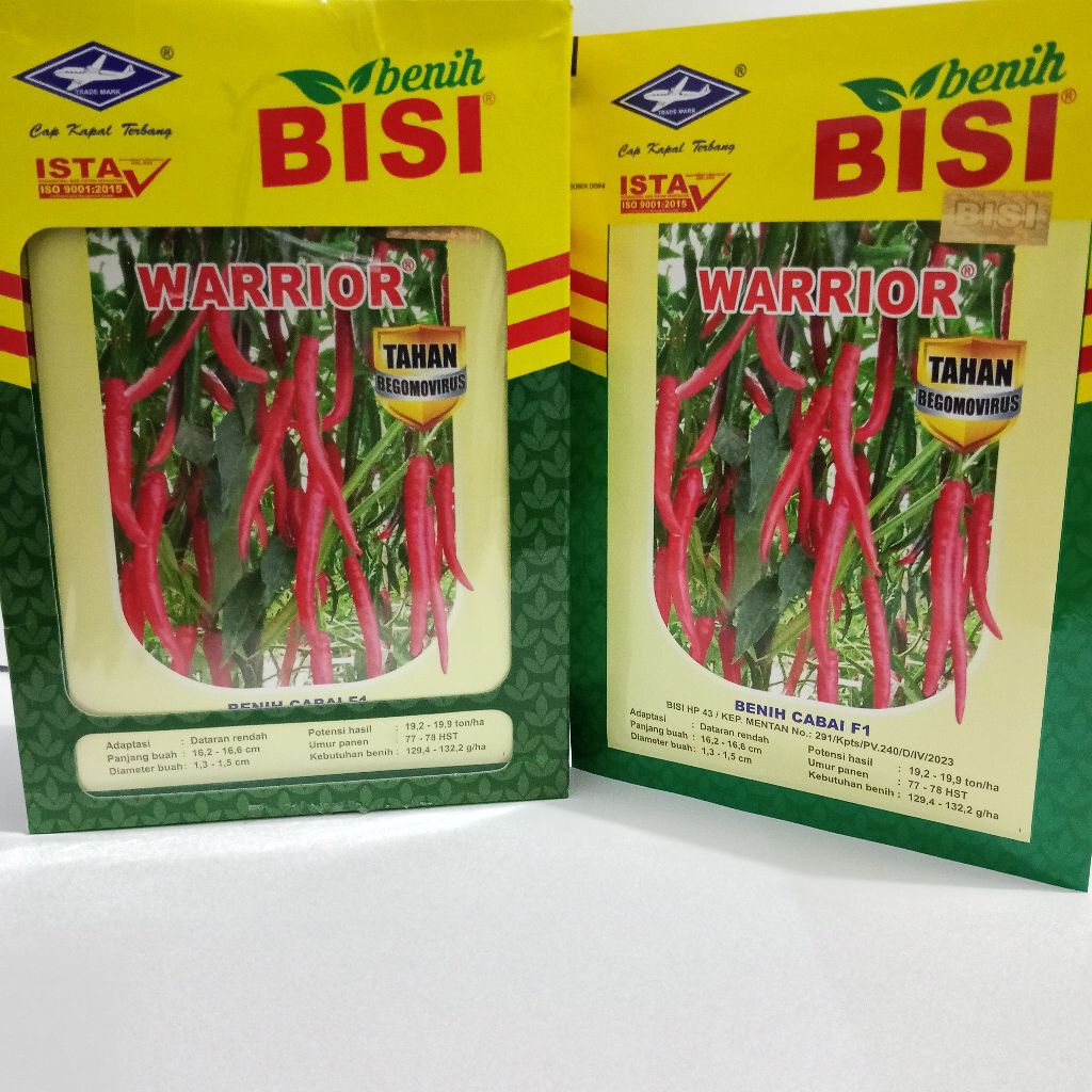 

CABE WARIOR Kemasan 10 gr - Benih Cabe Cap Kapal Terbang
