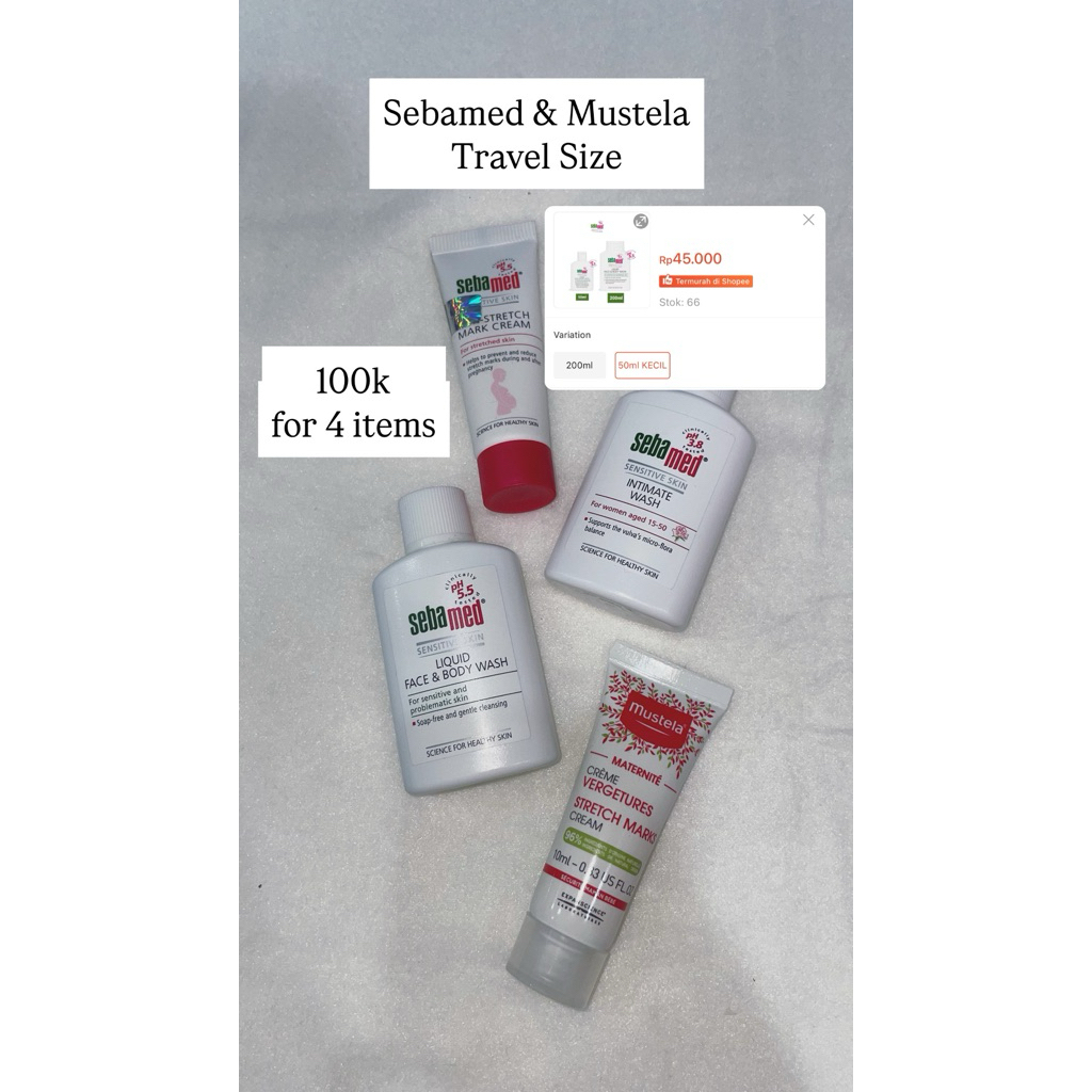 Sebamed & Mustela Travel Size
