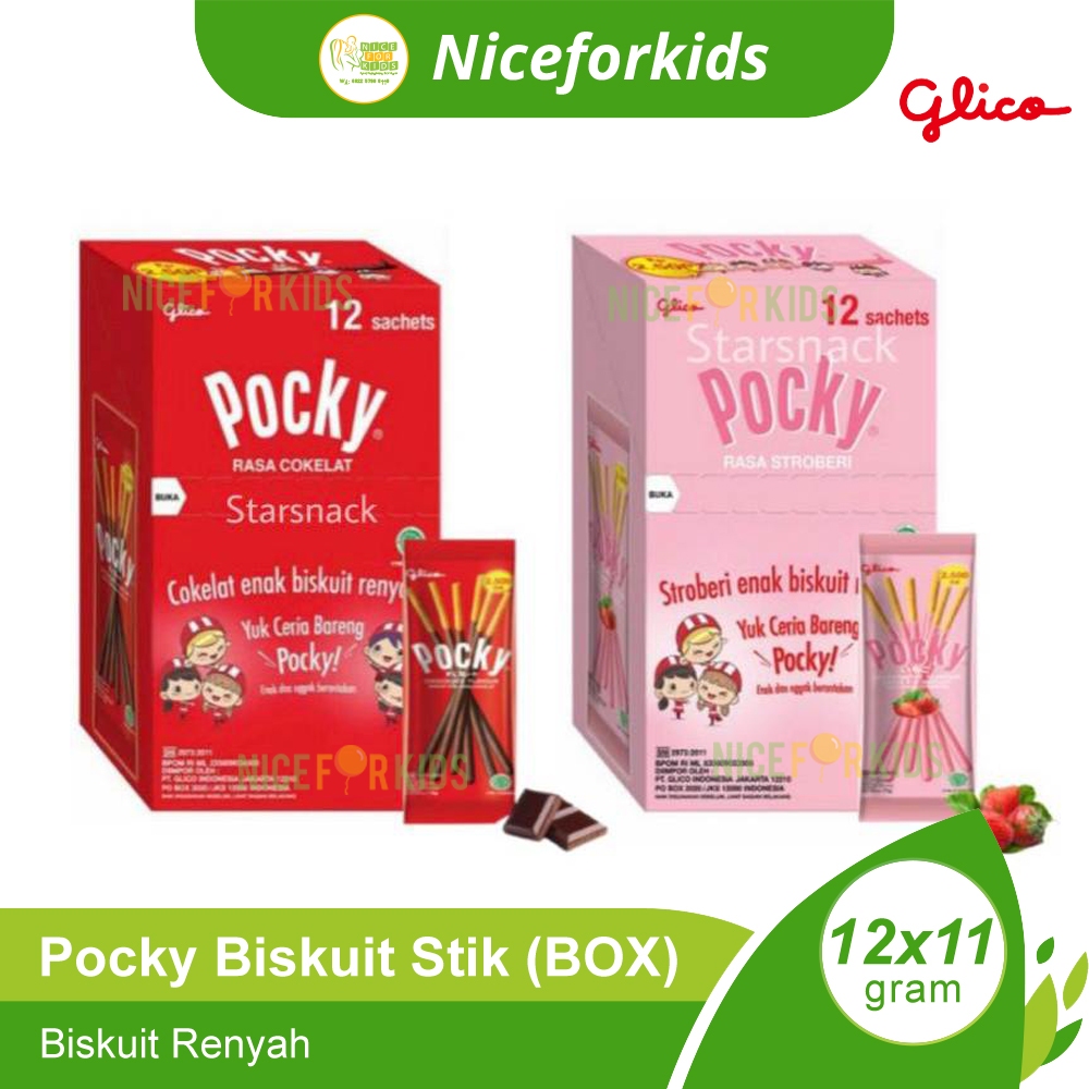 

Pocky Box Isi 12x11gr / Biskuit Stick