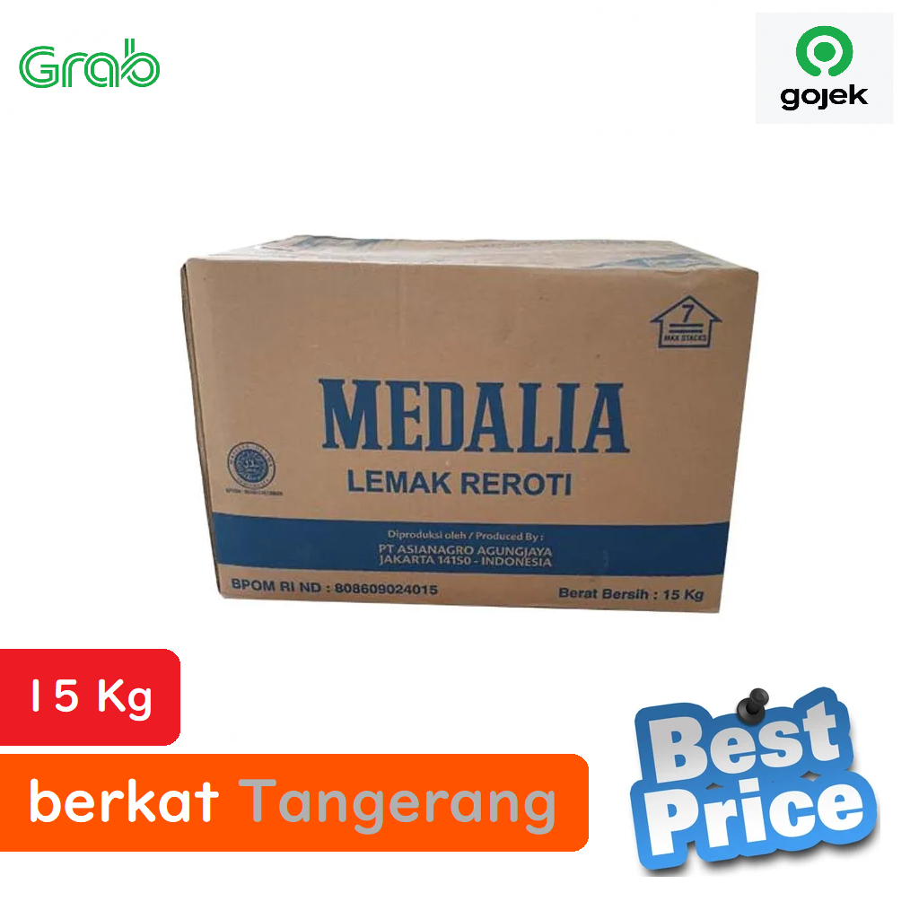 

Medalia Shortening Mentega Putih Tawar 15kg