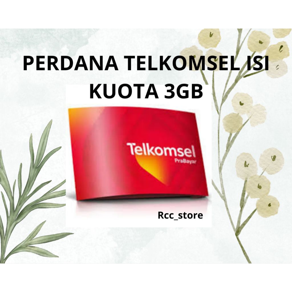 PERDANA TSEL SP TELKOMSEL ISI KUOTA 3GB