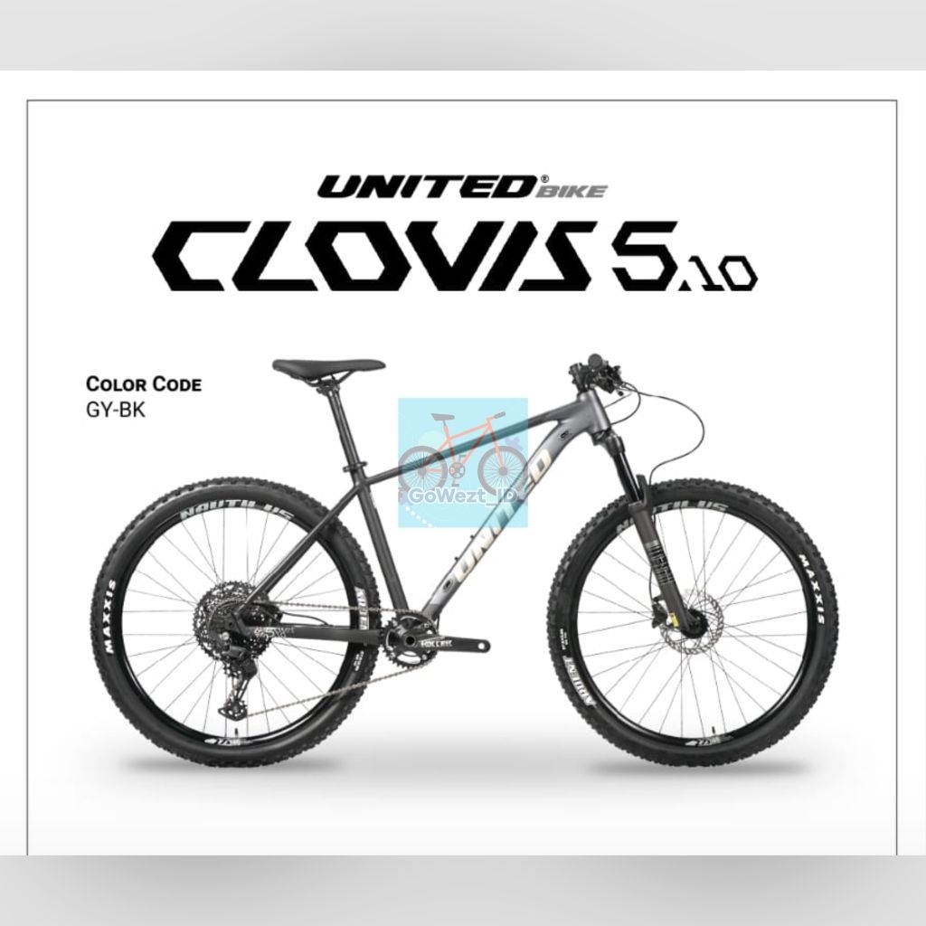 Sepeda Gunung MTB Ukuran 27.5 United Clovis 5.10 Hydraulic Disc Brake | High Quality