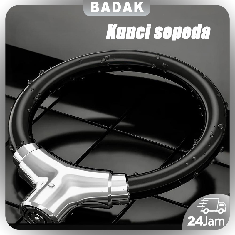Kunci Cincin Sepeda Anti Maling /Kunci Rantai Sepeda Tahan Air /Kunci Sepeda Gunung Anti Geser /Gemb