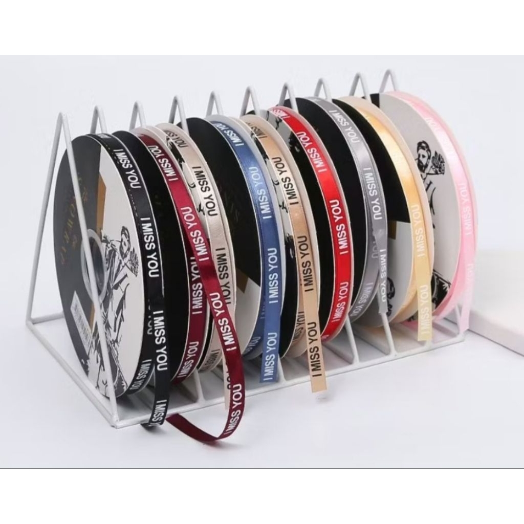 

5 yards Pita satin I Miss You size 1 cm