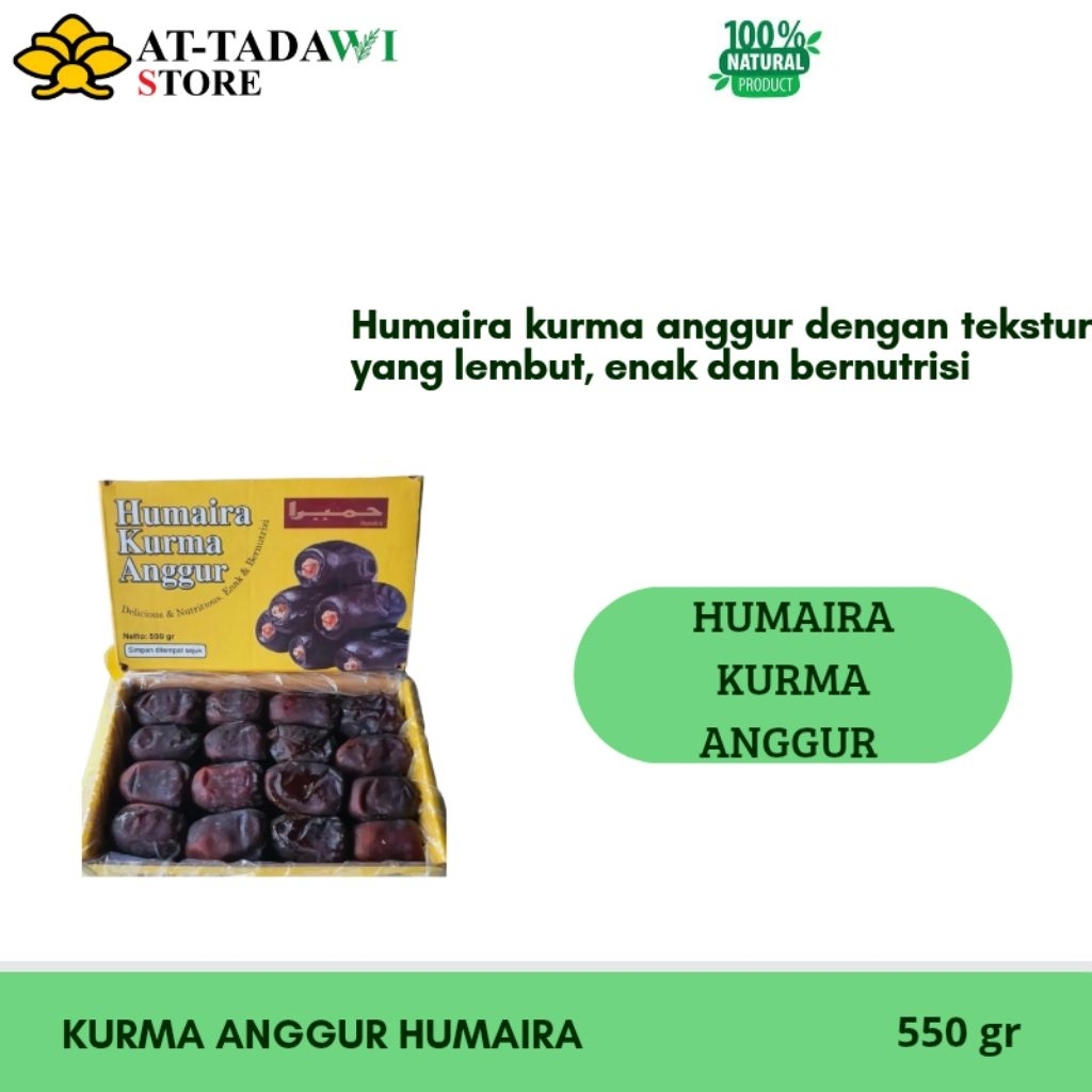 

HUMAIRA KURMA ANGGUR - 550 gr