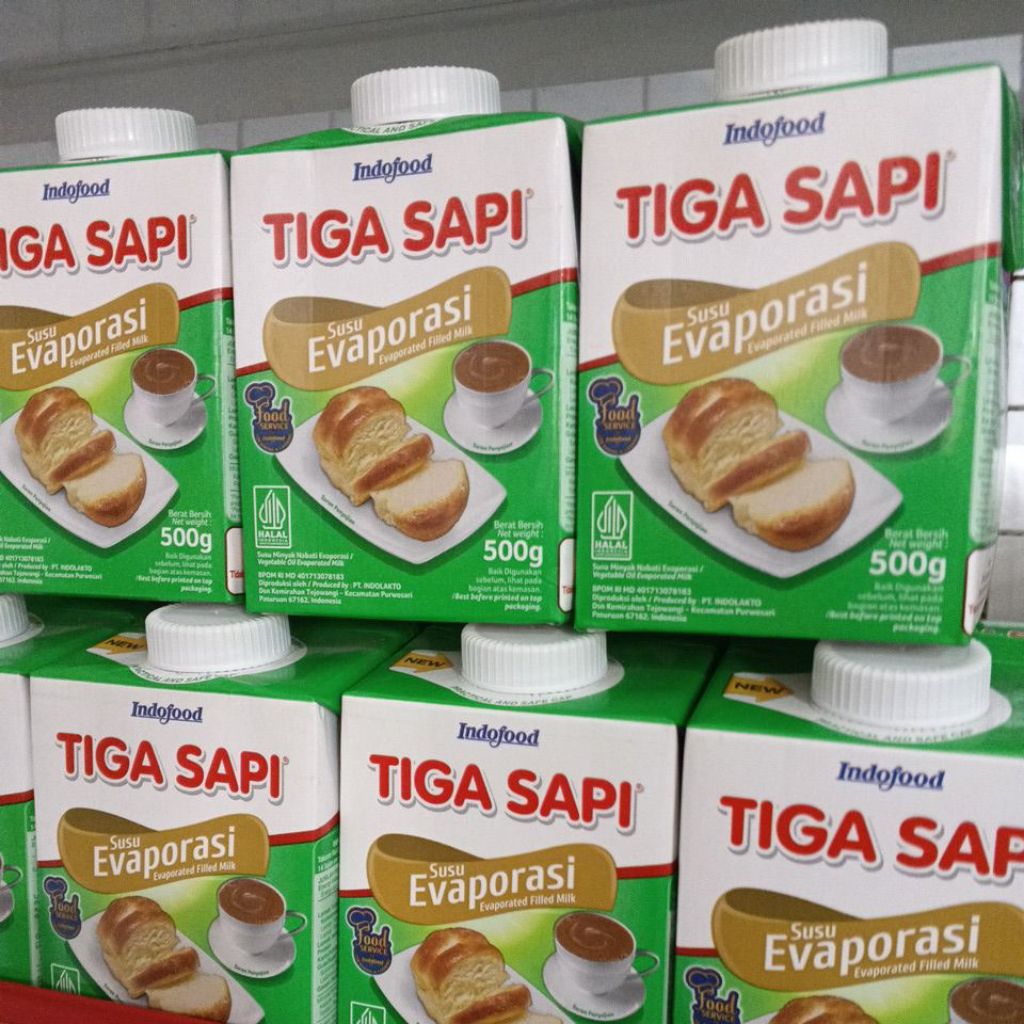 

Evaporasi tiga sapi 500ml