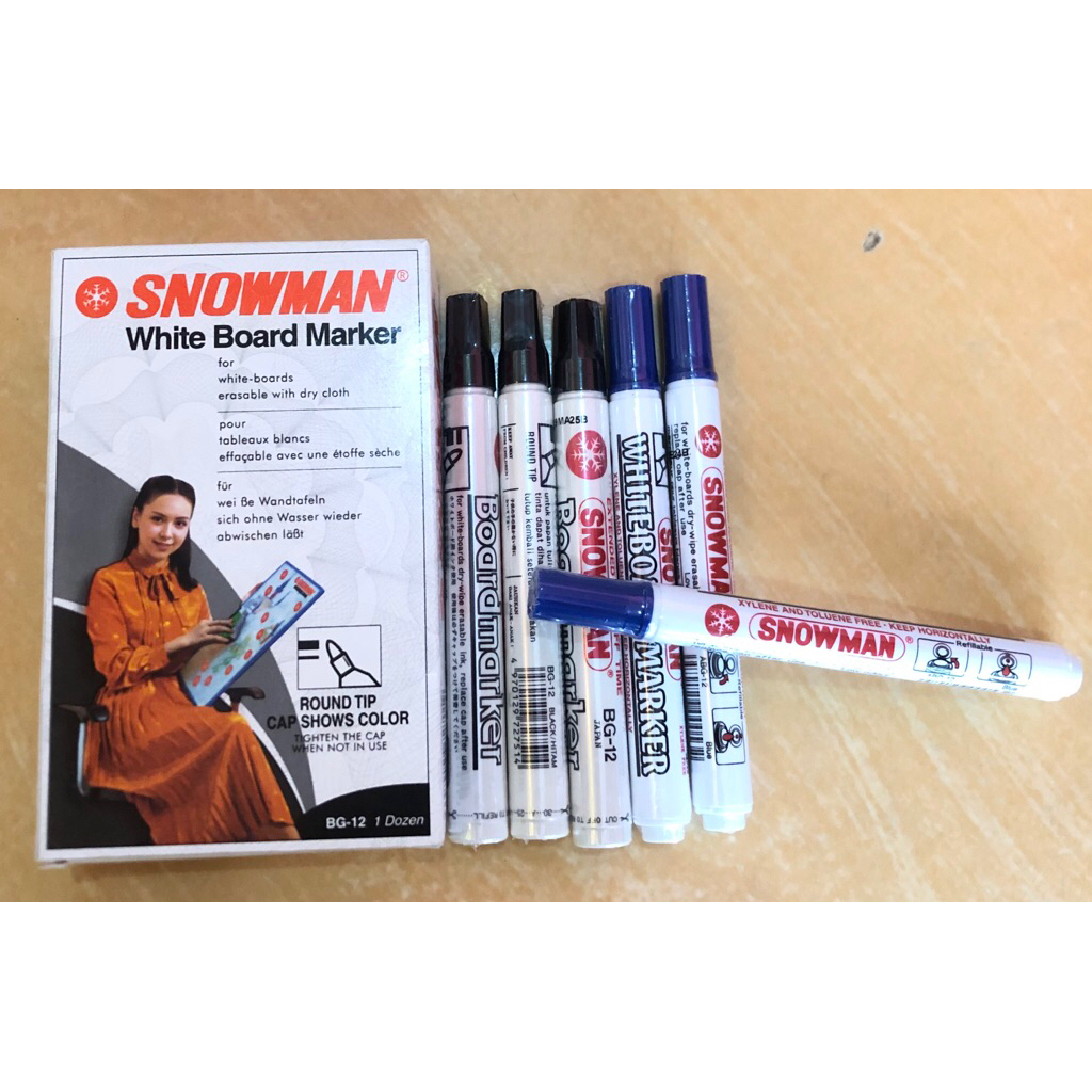 

SPIDOL SNOWMAN WHITE BOARD MARKER Perpcs