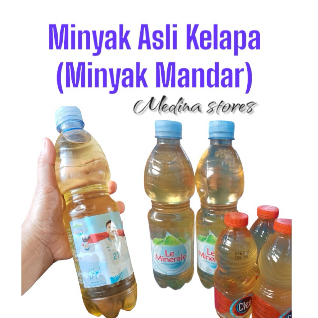 

MINYAK KELAPA ASLI ( MINYAK MANDAR ) 600ml Ready Stok
